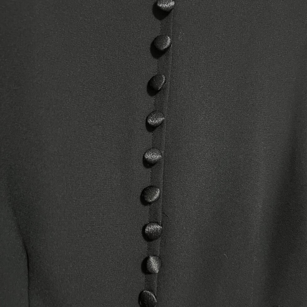 Donna Morgan Sleeveless Cocktail Dress SIZE: 6 BLACK Lace & Bead Sequin - Picture 7 of 7